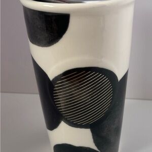 Starbucks Black and White Ceramic Mug